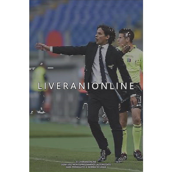 Roma - 01/05/2015 - Stadio Olimpico - Ritorno Finale Tim Cup Primavera 2014-2015 - SS Lazio vs AS Roma - nella foto: Simone Inzaghi / Ph. Fabrizio Corradetti - Ag. Aldo Liverani sas