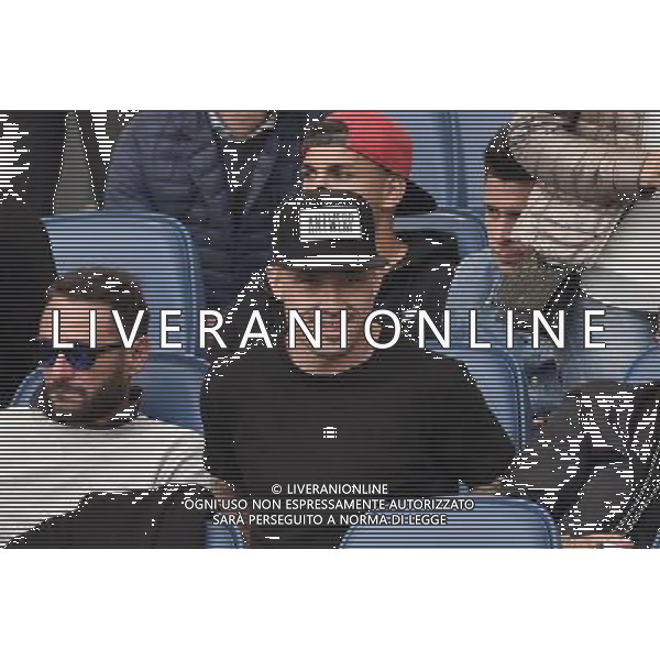 Roma - 01/05/2015 - Stadio Olimpico - Ritorno Finale Tim Cup Primavera 2014-2015 - SS Lazio vs AS Roma - nella foto: Radja Nainggolan in tribuna / Ph. Fabrizio Corradetti - Ag. Aldo Liverani sas