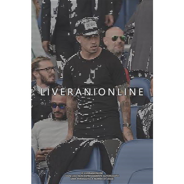 Roma - 01/05/2015 - Stadio Olimpico - Ritorno Finale Tim Cup Primavera 2014-2015 - SS Lazio vs AS Roma - nella foto: Radja Nainggolan in tribuna / Ph. Fabrizio Corradetti - Ag. Aldo Liverani sas
