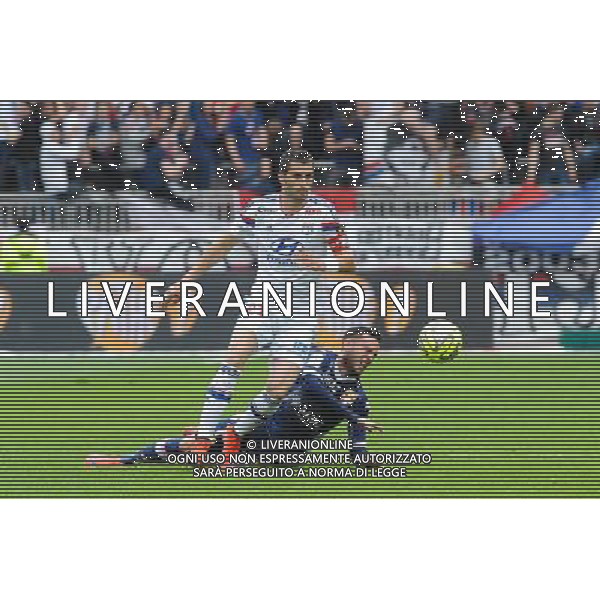 Maxime GONALONS - 02.05.2015 - Lyon / Evian Thonon - 35eme journee de Ligue 1 Photo : Jean Paul Thomas / Icon Sport AG ALDO LIVERANI SAS ONLY ITALY