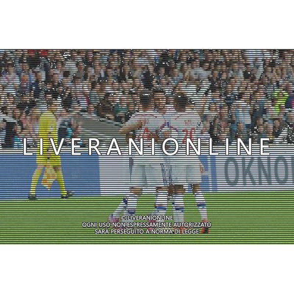 Joie Clement GRENIER - 02.05.2015 - Lyon / Evian Thonon - 35eme journee de Ligue 1 Photo : Jean Paul Thomas / Icon Sport AG ALDO LIVERANI SAS ONLY ITALY