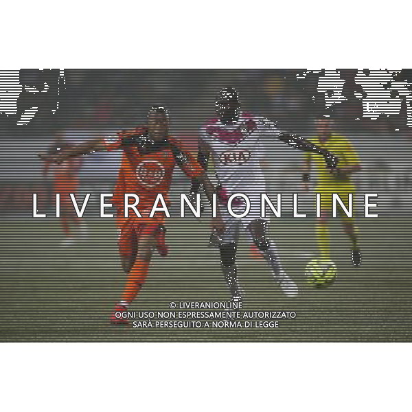 Jordan AYEW / Cedric YAMBERE - 02.05.2015 - Lorient / Bordeaux - 35eme journee de Ligue 1 Photo : Vincent Michel / Icon Sport AG ALDO LIVERANI SAS ONLY ITALY