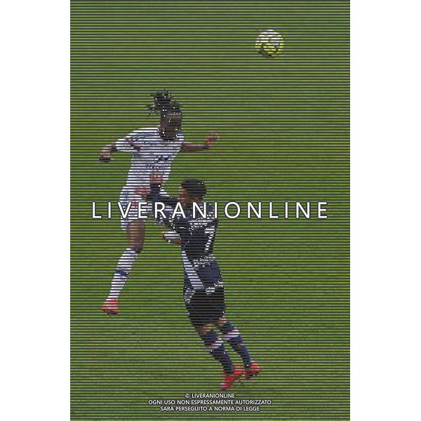 Bakary KONE / Adrien THOMASSON - 02.05.2015 - Lyon / Evian Thonon - 35eme journee de Ligue 1 Photo : Jean Paul Thomas / Icon Sport AG ALDO LIVERANI SAS ONLY ITALY