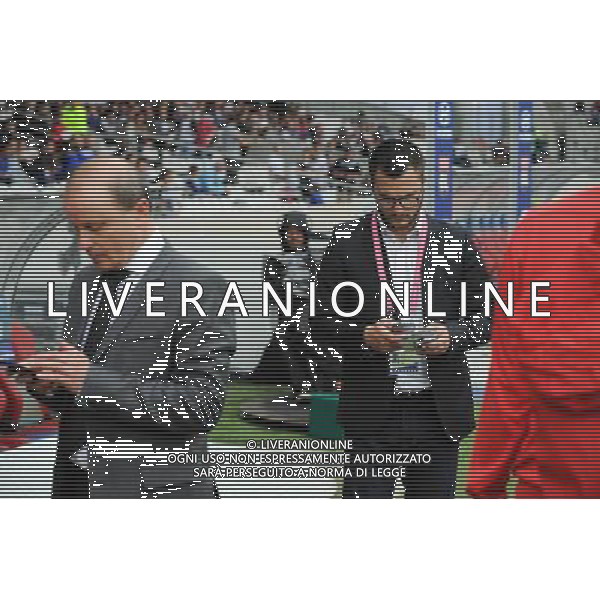 Joel LOPEZ / Julian DUPRAZ - 02.05.2015 - Lyon / Evian Thonon - 35eme journee de Ligue 1 Photo : Jean Paul Thomas / Icon Sport AG ALDO LIVERANI SAS ONLY ITALY