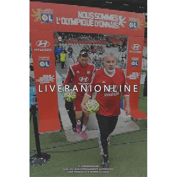 Joel BATS / Mathieu GORGELIN - 02.05.2015 - Lyon / Evian Thonon - 35eme journee de Ligue 1 Photo : Jean Paul Thomas / Icon Sport AG ALDO LIVERANI SAS ONLY ITALY