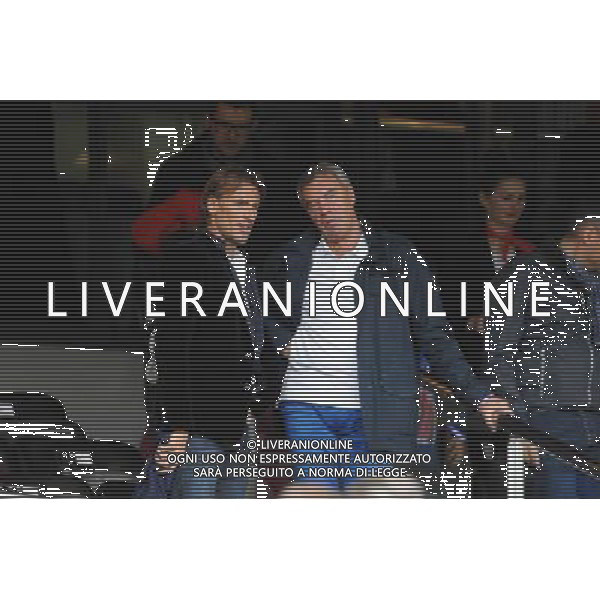 Herve RENARD / Marino FACCIOLI - 02.05.2015 - Lyon / Evian Thonon - 35eme journee de Ligue 1 Photo : Jean Paul Thomas / Icon Sport AG ALDO LIVERANI SAS ONLY ITALY
