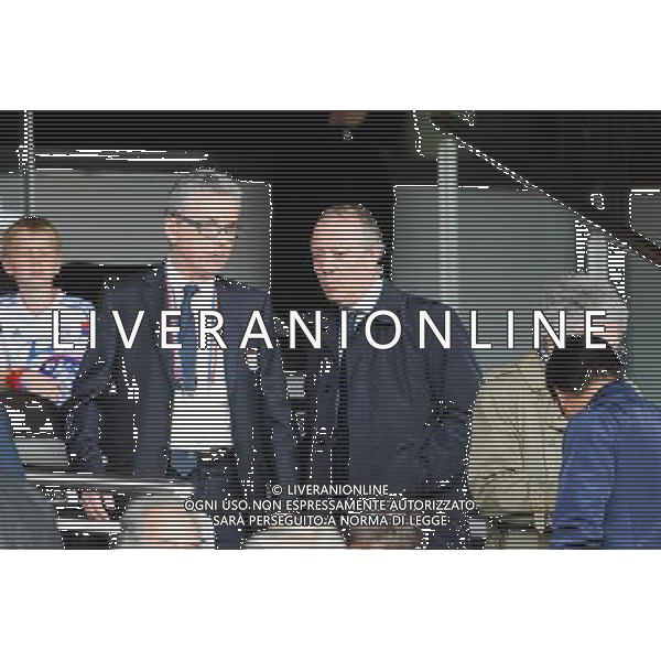 Olivier BLANC / Bernard LACOMBE - 02.05.2015 - Lyon / Evian Thonon - 35eme journee de Ligue 1 Photo : Jean Paul Thomas / Icon Sport AG ALDO LIVERANI SAS ONLY ITALY