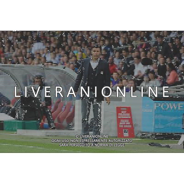 Hubert FOURNIER - 02.05.2015 - Lyon / Evian Thonon - 35eme journee de Ligue 1 Photo : Jean Paul Thomas / Icon Sport AG ALDO LIVERANI SAS ONLY ITALY
