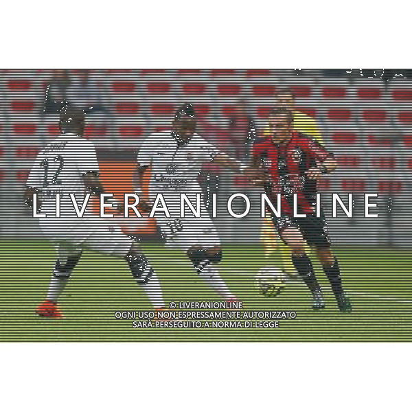 Lenny Nangis / Eric Bautheac - 02.05.2015 - Nice / Caen - 35eme journee de Ligue 1 Photo : Sebastien Nogier / Icon Sport AG ALDO LIVERANI SAS ONLY ITALY