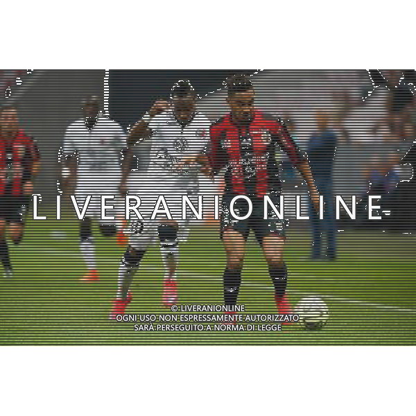 Lenny Nangis / Jordan Amavi - 02.05.2015 - Nice / Caen - 35eme journee de Ligue 1 Photo : Sebastien Nogier / Icon Sport AG ALDO LIVERANI SAS ONLY ITALY