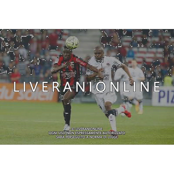 Romain Genevois / Sloan Privat - 02.05.2015 - Nice / Caen - 35eme journee de Ligue 1 Photo : Sebastien Nogier / Icon Sport AG ALDO LIVERANI SAS ONLY ITALY