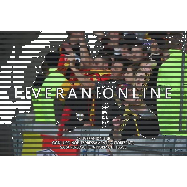 Supporters Lens - 03.02.2015 - Lille / Lens - 35eme journee de Ligue 1 Photo : Dave Winter / Icon Sport AG ALDO LIVERANI SAS ONLY ITALY