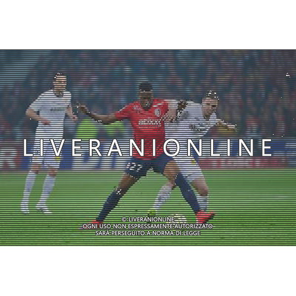 Divock ORIGI / Benjamin BOULENGER - 03.02.2015 - Lille / Lens - 35eme journee de Ligue 1 Photo : Dave Winter / Icon Sport AG ALDO LIVERANI SAS ONLY ITALY