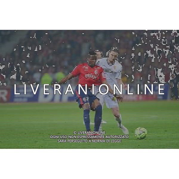 Divock ORIGI / Benjamin BOULENGER - 03.02.2015 - Lille / Lens - 35eme journee de Ligue 1 Photo : Dave Winter / Icon Sport AG ALDO LIVERANI SAS ONLY ITALY