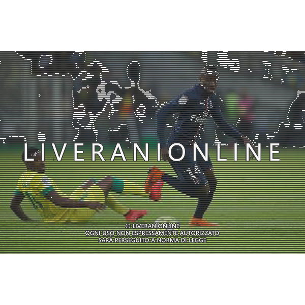 Blaise MATUIDI / Serge GAKPE - 03.05.2015 - Nantes / Paris Saint Germain - 35eme journee de Ligue 1 Photo : Vincent Michel / Icon Sport AG ALDO LIVERANI SAS ONLY ITALY