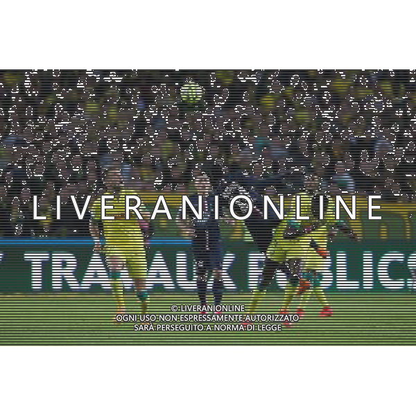 Blaise MATUIDI / Papy DJILOBODJI - 03.05.2015 - Nantes / Paris Saint Germain - 35eme journee de Ligue 1 Photo : Vincent Michel / Icon Sport AG ALDO LIVERANI SAS ONLY ITALY