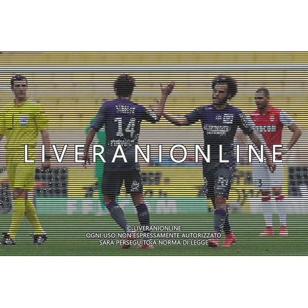 Joie Martin BRAITHWAITE - 03.05.2015 - Monaco / Toulouse - 35eme journÌ©e de Ligue 1 Photo : Jean Christophe Magnenet / Icon Sport AG ALDO LIVERANI SAS ONLY ITALY