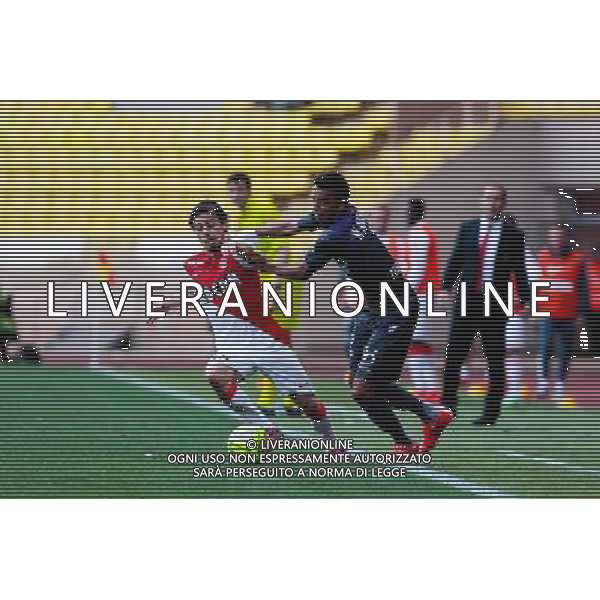 BERNARDO Silva / MATHEUS - 03.05.2015 - Monaco / Toulouse - 35eme journÌ©e de Ligue 1 Photo : Jean Christophe Magnenet / Icon Sport AG ALDO LIVERANI SAS ONLY ITALY
