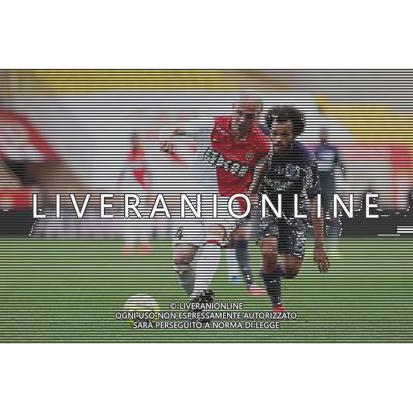 Andrea RAGGI / Martin BRAITHWAITE - 03.05.2015 - Monaco / Toulouse - 35eme journÌ©e de Ligue 1 Photo : Jean Christophe Magnenet / Icon Sport AG ALDO LIVERANI SAS ONLY ITALY