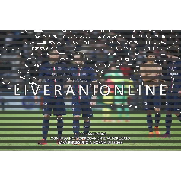 Gregory VAN DER WIEL / Yohan CABAYE - 03.05.2015 - Nantes / Paris Saint Germain - 35eme journee de Ligue 1 Photo : Vincent Michel / Icon Sport AG ALDO LIVERANI SAS ONLY ITALY