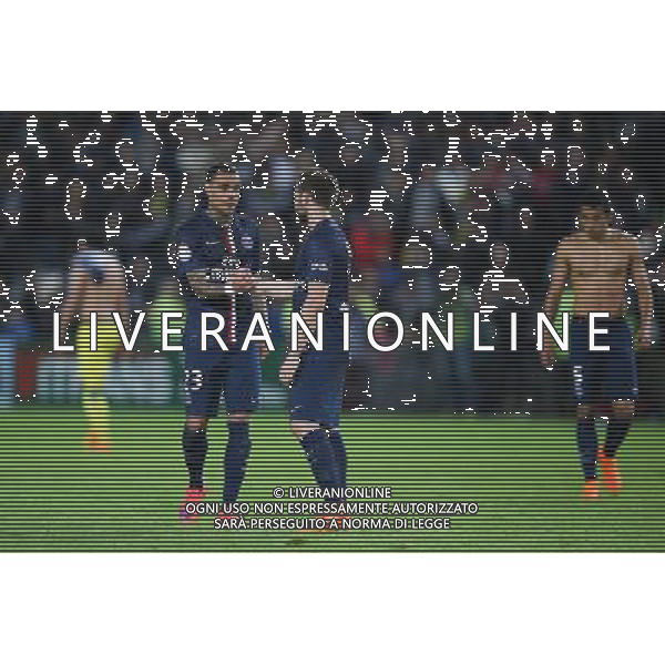 Gregory VAN DER WIEL / Yohan CABAYE - 03.05.2015 - Nantes / Paris Saint Germain - 35eme journee de Ligue 1 Photo : Vincent Michel / Icon Sport AG ALDO LIVERANI SAS ONLY ITALY