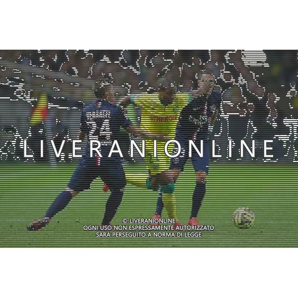 Marco VERRATTI / Johan AUDEL / Gregory VAN DER WIEL - 03.05.2015 - Nantes / Paris Saint Germain - 35eme journee de Ligue 1 Photo : Vincent Michel / Icon Sport AG ALDO LIVERANI SAS ONLY ITALY