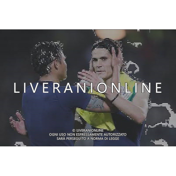 Thiago SILVA / Edinson CAVANI - 03.05.2015 - Nantes / Paris Saint Germain - 35eme journee de Ligue 1 Photo : Vincent Michel / Icon Sport AG ALDO LIVERANI SAS ONLY ITALY