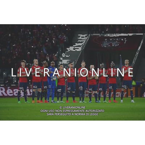 Equipe Lille avant match - 03.02.2015 - Lille / Lens - 35eme journee de Ligue 1 Photo : Dave Winter / Icon Sport AG ALDO LIVERANI SAS ONLY ITALY