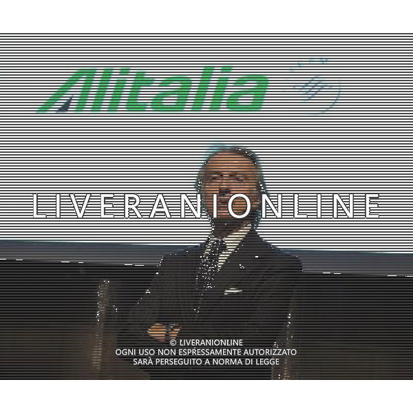 Conferenza stampa per la presentazione del nuovo volo Milano â€“ Shanghai Milano - 04.05.2015 Nella Foto:Luca di Montezemolo /Ph.Vitez-Ag. Aldo Liverani