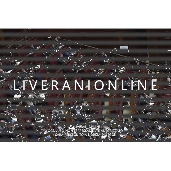 Roma - 04/05/2015 - Montecitorio - Voto di fiducia sulla legge elettorale Italicum nella foto ALCUNI BANCHI DI FORZA ITALIA VUOTI foto fabrizio corradetti-ag aldo liverani sas