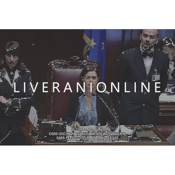Roma - 04/05/2015 - Montecitorio - Voto di fiducia sulla legge elettorale Italicum nella foto LAURA BOLDRINI foto fabrizio corradetti-ag aldo liverani sas