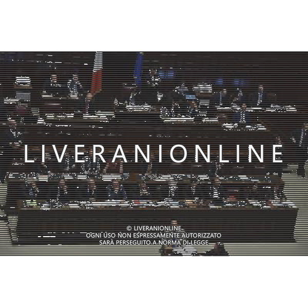 Roma - 04/05/2015 - Montecitorio - Voto di fiducia sulla legge elettorale Italicum nella foto TAVOLO DEL GOVERNO foto fabrizio corradetti-ag aldo liverani sas