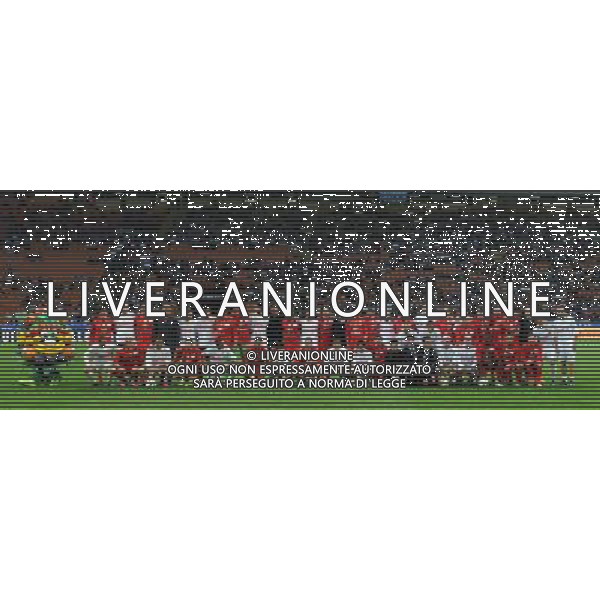 Zanetti and Friends Match for Expo Milano 2015 Milano - 04.05.2015 Nella Foto:foto di gruppo delle due squadre /Ph.Vitez-Ag. Aldo Liverani