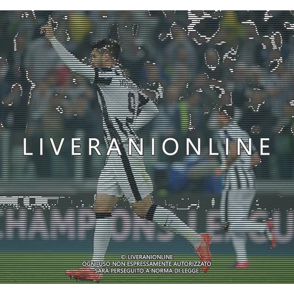 UEFA Champions League 2014/2015 Semifinale Andata Torino- 05.05.2015 Juventus-Real Madrid Nella Foto: esultanza dopo il gol di alvaro morata del 1-0 /Ph.Vitez-Ag. Aldo Liverani
