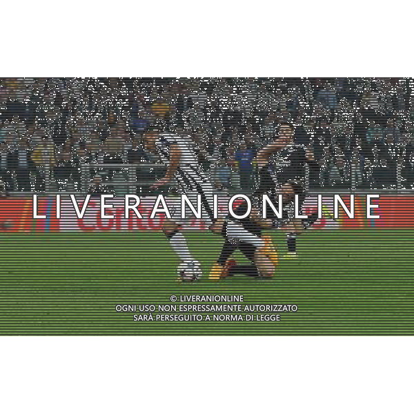 UEFA Champions League 2014/2015 Semifinale Andata Torino- 05.05.2015 Juventus-Real Madrid Nella Foto:fallo di cavajal su tevez del rigore per la juventus /Ph.Vitez-Ag. Aldo Liverani