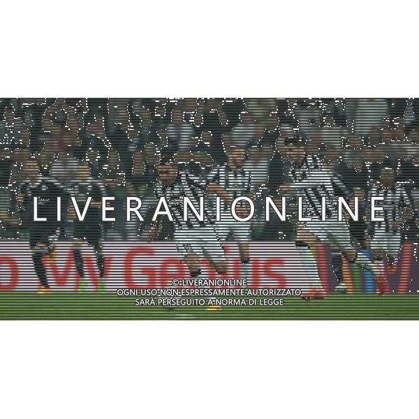 UEFA Champions League 2014/2015 Semifinale Andata Torino- 05.05.2015 Juventus-Real Madrid Nella Foto:la partenza del contropiede di carlos tevez che lo portera\' al rigore /Ph.Vitez-Ag. Aldo Liverani