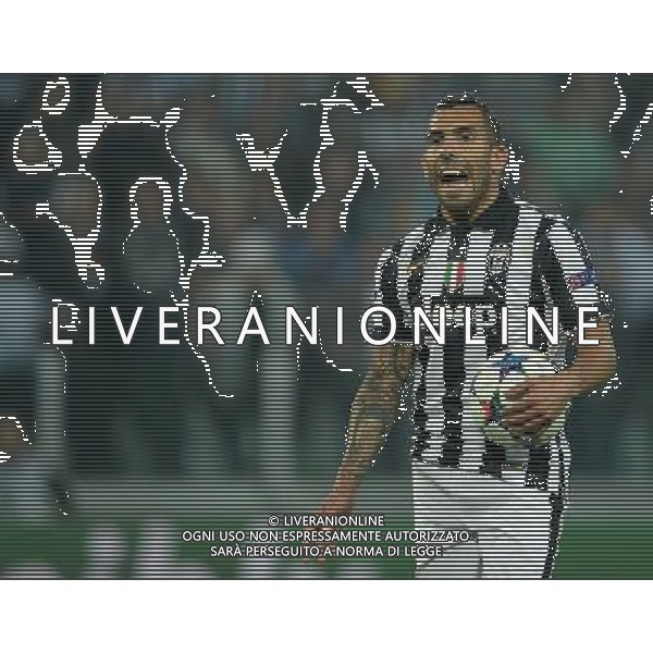 UEFA Champions League 2014/2015 Semifinale Andata Torino- 05.05.2015 Juventus-Real Madrid Nella Foto: esultanza di carlos tevez /Ph.Vitez-Ag. Aldo Liverani