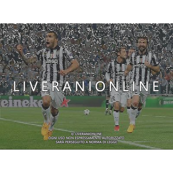 UEFA Champions League 2014/2015 Semifinale Andata Torino- 05.05.2015 Juventus-Real Madrid Nella Foto: esultanza dopo il gol su rigore di carlos tevez del 2-1 /Ph.Vitez-Ag. Aldo Liverani