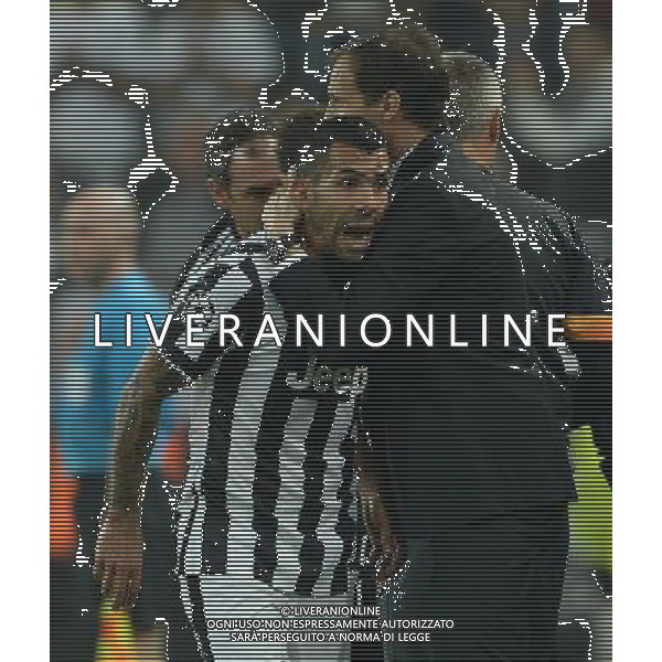UEFA Champions League 2014/2015 Semifinale Andata Torino- 05.05.2015 Juventus-Real Madrid Nella Foto:Tevez Carlos-Allegri Massimiliano /Ph.Vitez-Ag. Aldo Liverani