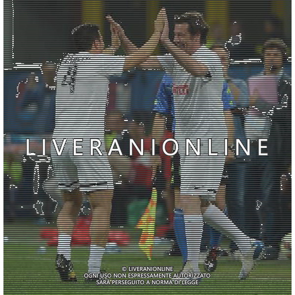 Zanetti and Friends Match for Expo Milano 2015 Milano - 04.05.2015 Nella Foto:Zanetti Javier-Berti Nicola /Ph.Vitez-Ag. Aldo Liverani