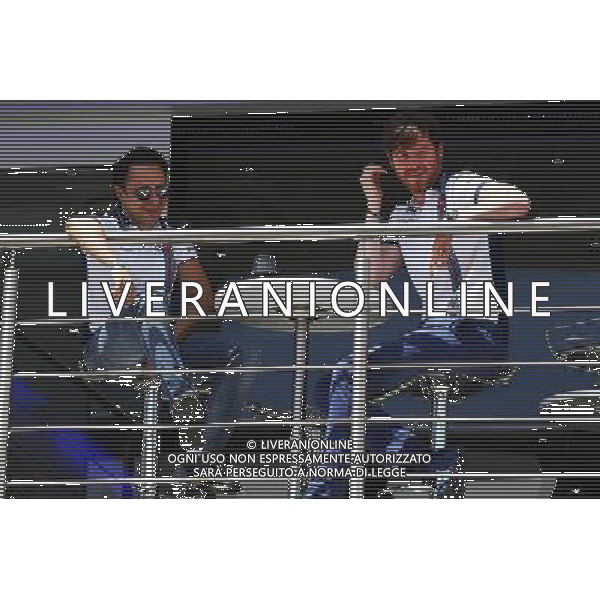 (L to R): Felipe Massa (BRA) Williams with Rob Smedley (GBR) Williams Head of Vehicle Performance. 07.05.2015. Formula 1 World Championship, Rd 5, Spanish Grand Prix, Barcelona, Spain, Preparation Day. /AGENZIA ALDO LIVERANI SAS - ITALY ONLY - EDITORIAL USE ONLY - Gp f1 Barcellona Spagna - preparativi
