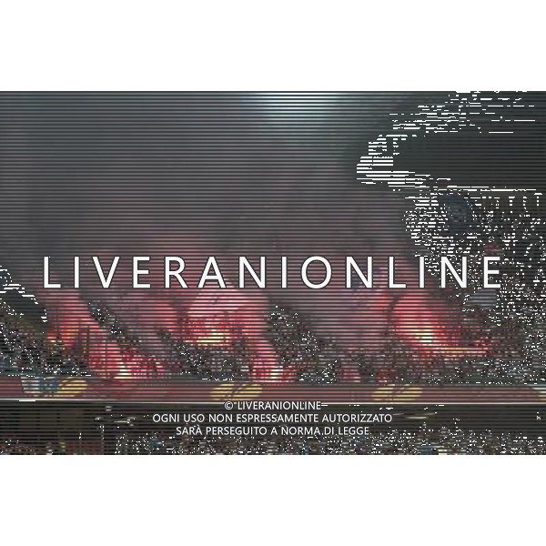 UEFA Europa League 2014/2015 Semifinale Andata Napoli - 07.05.2015 Napoli-Dnipro Nella Foto:TIFO NAPOLI /Ph.Mosca-Ag. Aldo Liverani