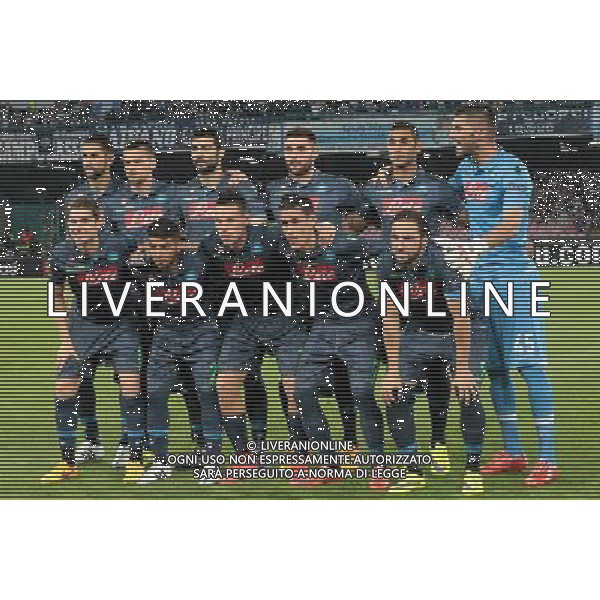 UEFA Europa League 2014/2015 Semifinale Andata Napoli - 07.05.2015 Napoli-Dnipro Nella Foto:NAPOLI SQUADRA FORMAZIONE /Ph.Mosca-Ag. Aldo Liverani