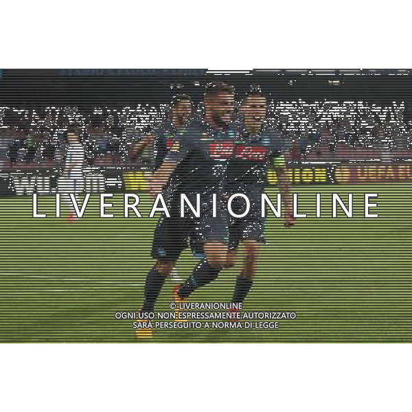 UEFA Europa League 2014/2015 Semifinale Andata Napoli - 07.05.2015 Napoli-Dnipro Nella Foto:ESULTANZA DAVID LOPEZ /Ph.Mosca-Ag. Aldo Liverani