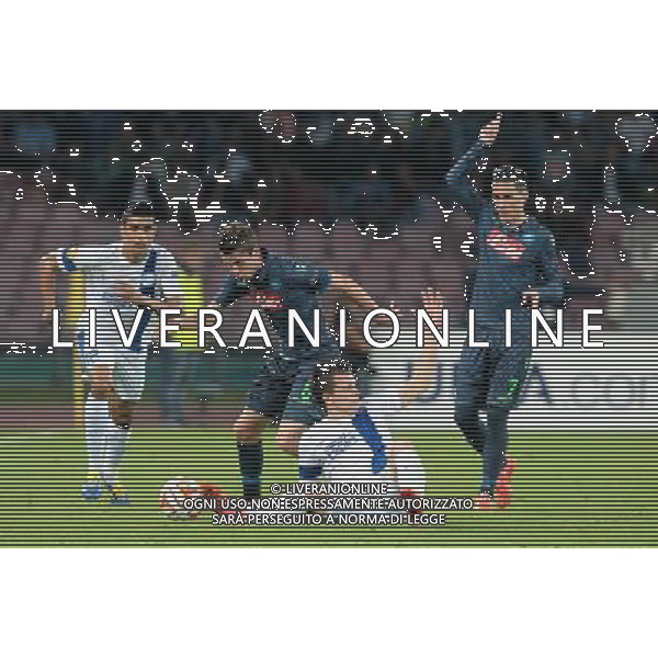 UEFA Europa League 2014/2015 Semifinale Andata Napoli - 07.05.2015 Napoli-Dnipro Nella Foto:JORGINHO, CALLEJON /Ph.Mosca-Ag. Aldo Liverani
