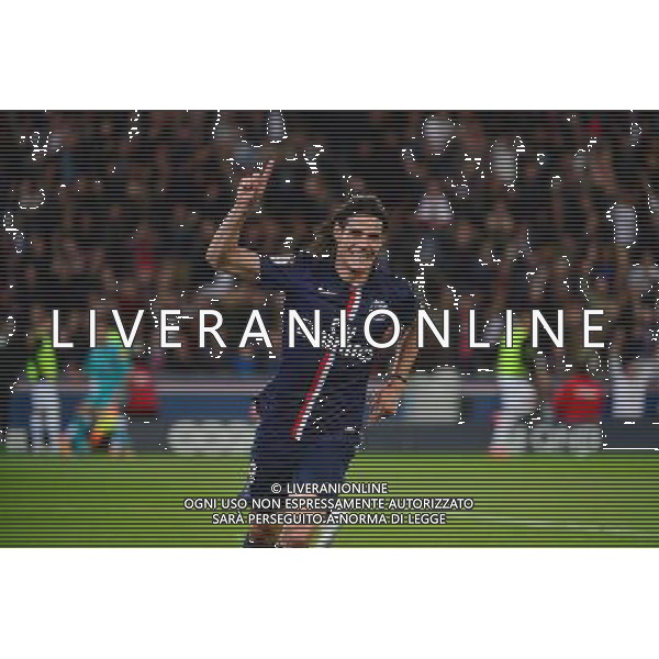 Joie Edinson CAVANI - 08.05.2015 - PSG / Guingamp - 36eme journee de Ligue 1 Photo : Dave Winter / Icon Sport AG ALDO LIVERANI SAS ONLY ITALY