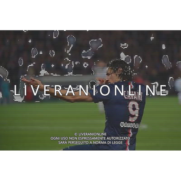 Joie Edinson CAVANI - 08.05.2015 - PSG / Guingamp - 36eme journee de Ligue 1 Photo : Dave Winter / Icon Sport AG ALDO LIVERANI SAS ONLY ITALY