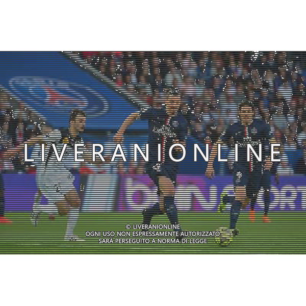 Zlatan IBRAHIMOVIC / Edinson CAVANI - 08.05.2015 - PSG / Guingamp - 36eme journee de Ligue 1 Photo : Dave Winter / Icon Sport AG ALDO LIVERANI SAS ONLY ITALY