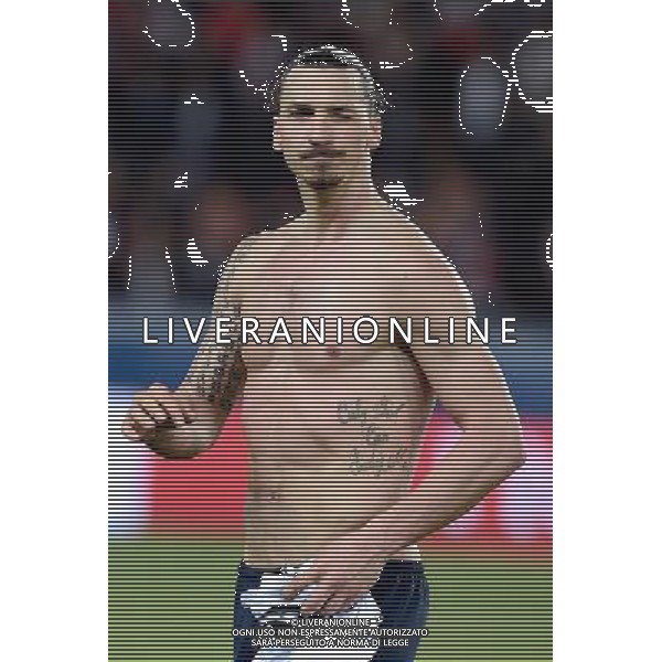 ZLATAN IBRAHIMOVIC - 08.05.2015 - PSG / Guingamp - 36eme journee de Ligue 1 Photo : Visual / Icon Sport AG ALDO LIVERANI SAS ONLY ITALY