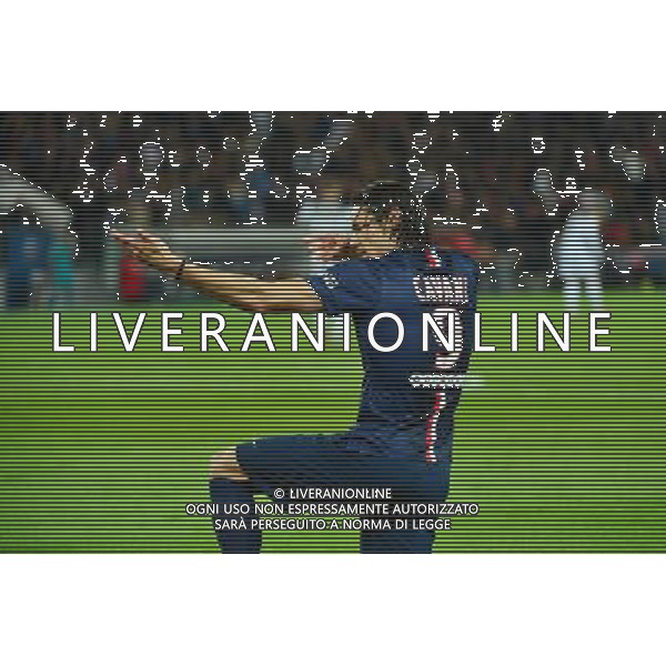 Joie Edinson CAVANI - 08.05.2015 - PSG / Guingamp - 36eme journee de Ligue 1 Photo : Dave Winter / Icon Sport AG ALDO LIVERANI SAS ONLY ITALY
